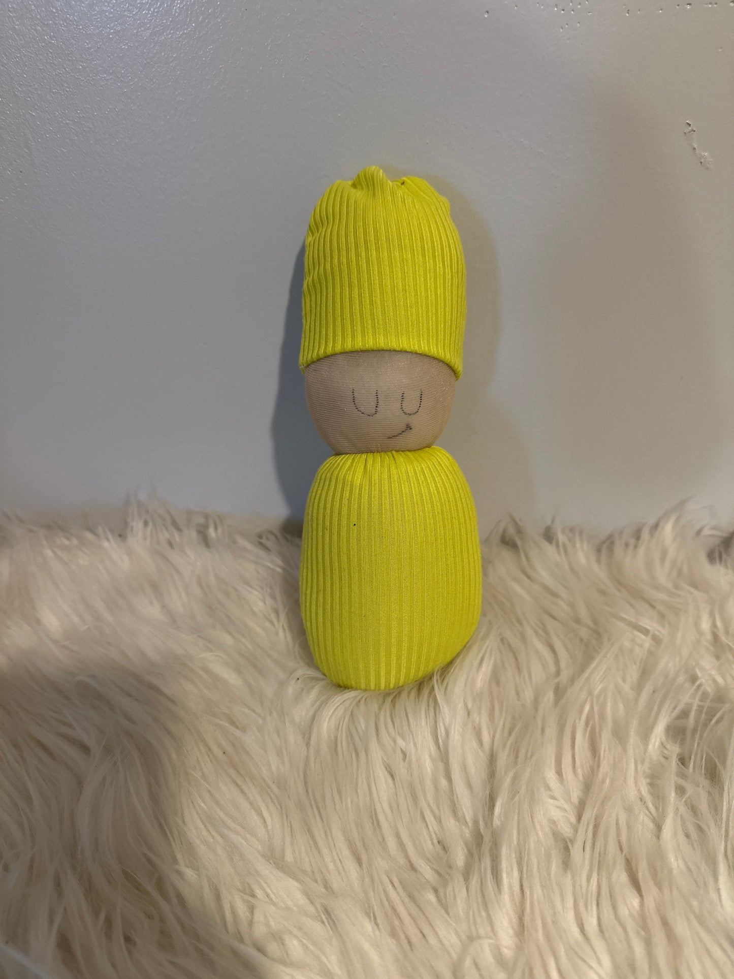 Yellow Doll with Hat #16