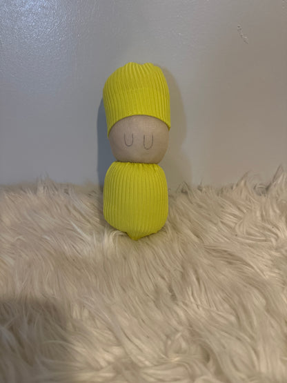 Yellow Hat Swaddle Baby #1