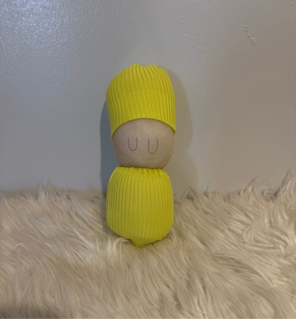 Yellow Hat Swaddle Baby #1