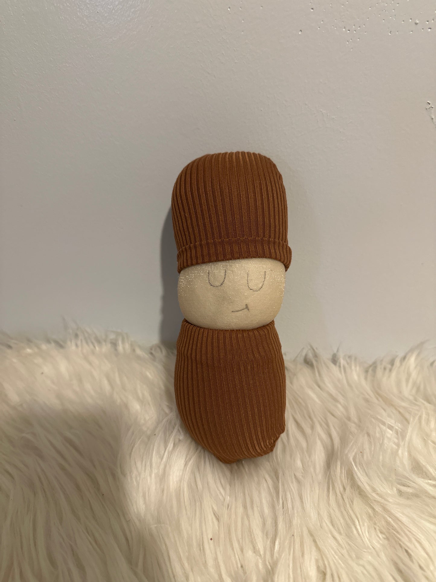 Brown Doll with Hat #46