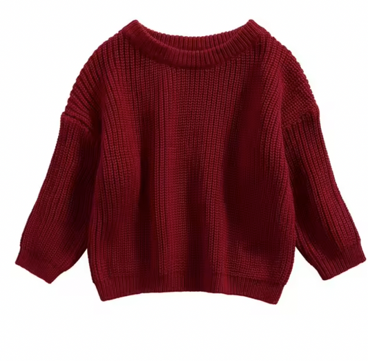 Marroon Oversized Sweater