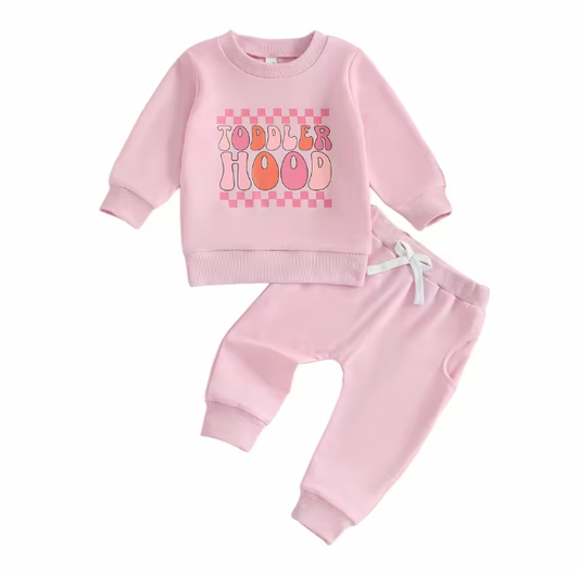 Toddlerhood Pink Lounge Set