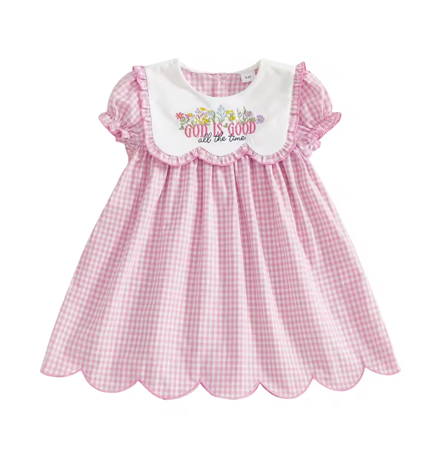 God is Great Embroidered Dress