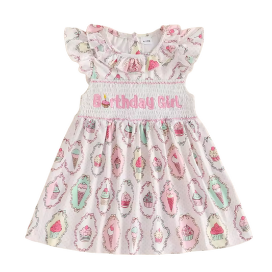 Birthday Girl Cupcake Dress